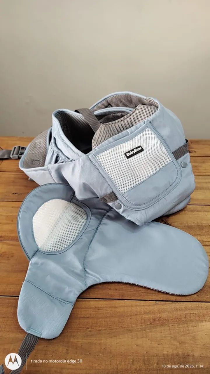 Bolsa Canguru Ergonômico Bebê Mãe Premium - Foto 2
