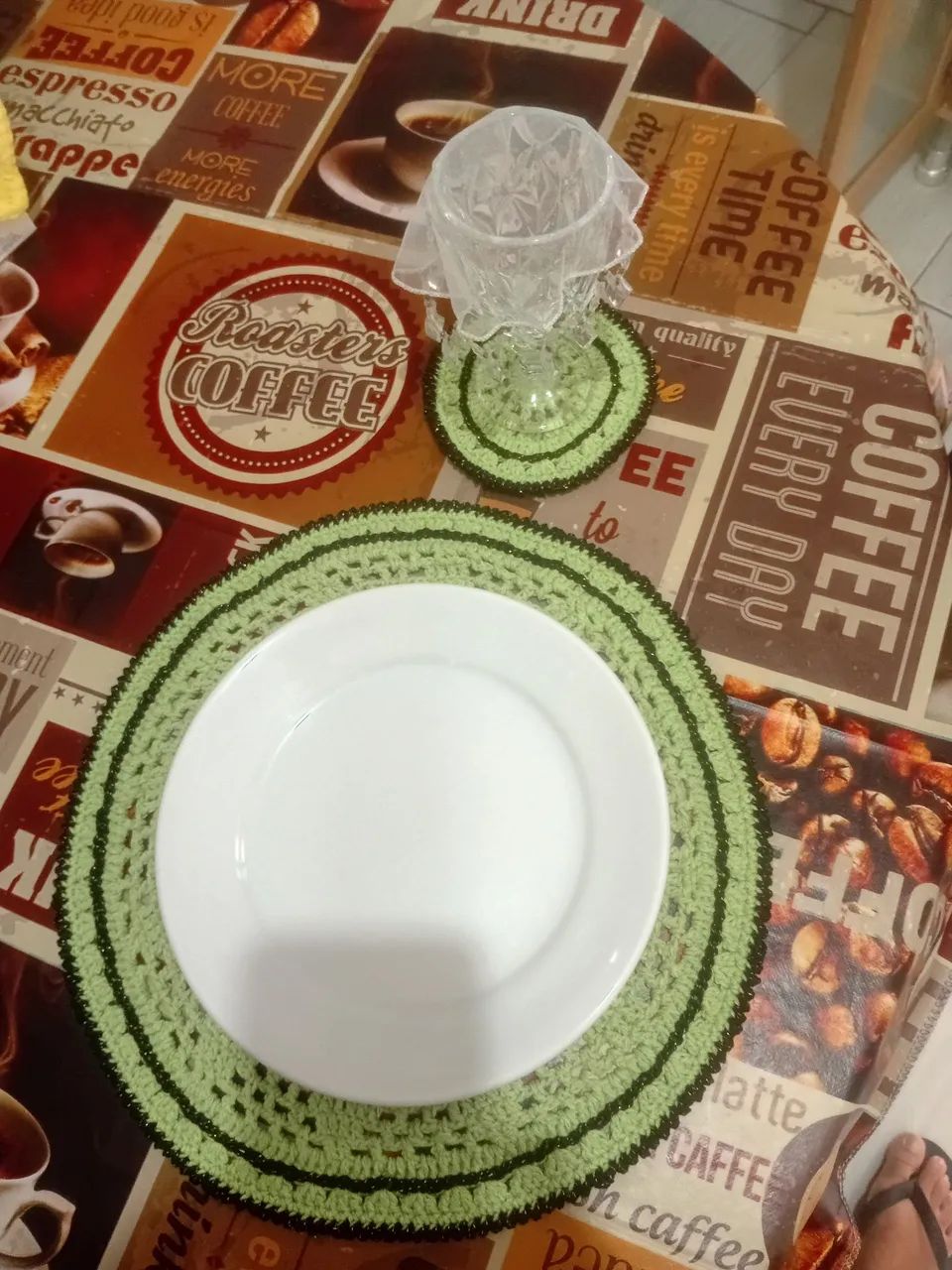 Conjunto americano crochê  - Foto 4