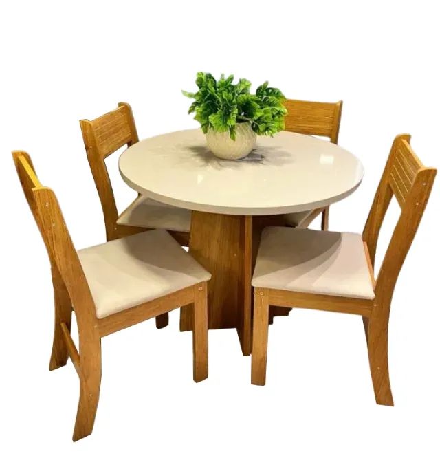 Mesa de jantar 4 cadeiras