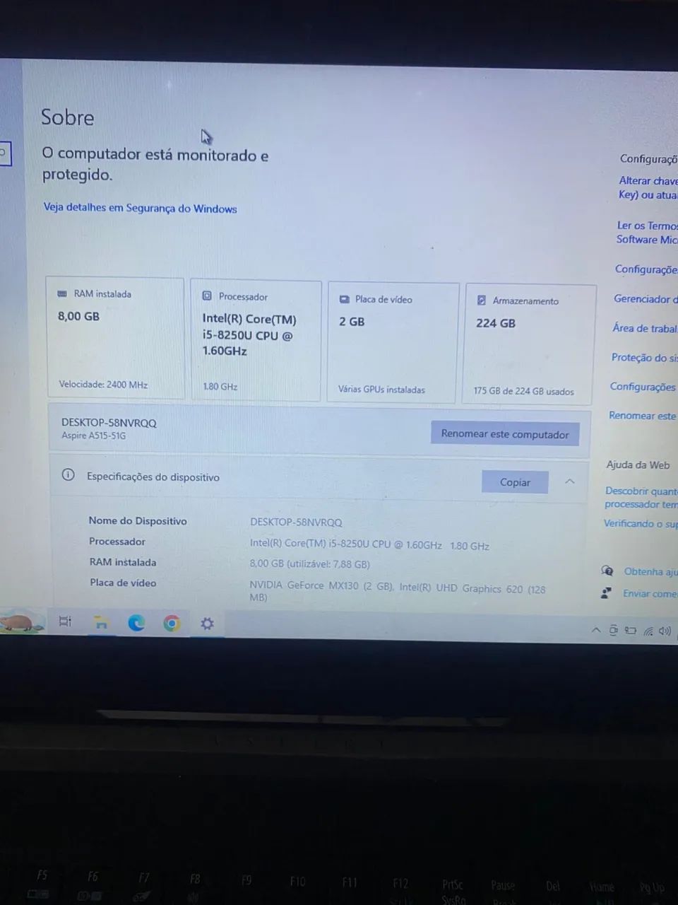 Notebook Acre aspire i5 - Foto 3