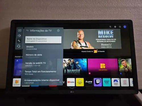 Smart TV 32" LED LG Wi-Fi WebOS 