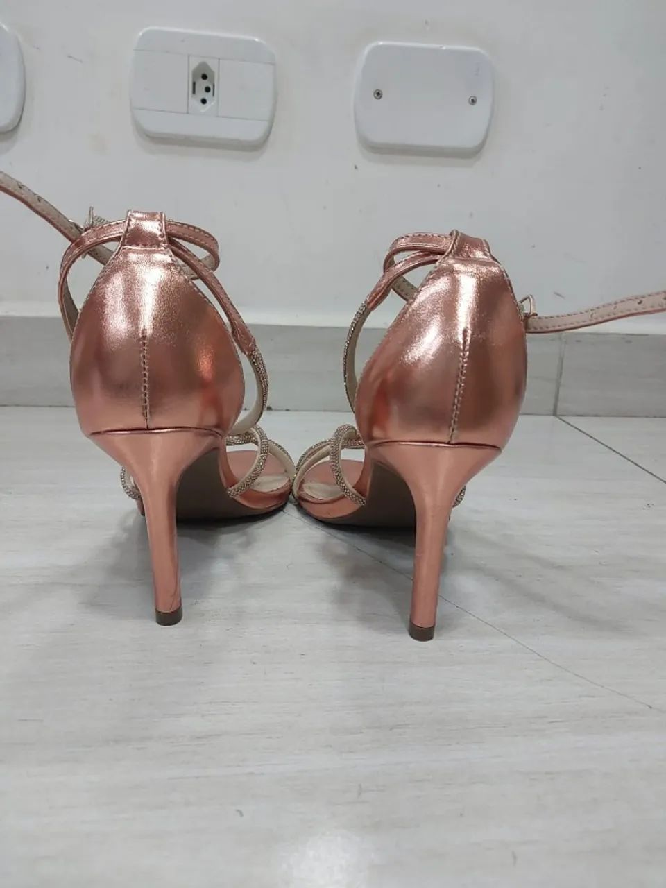 Sandália rose gold - Foto 3