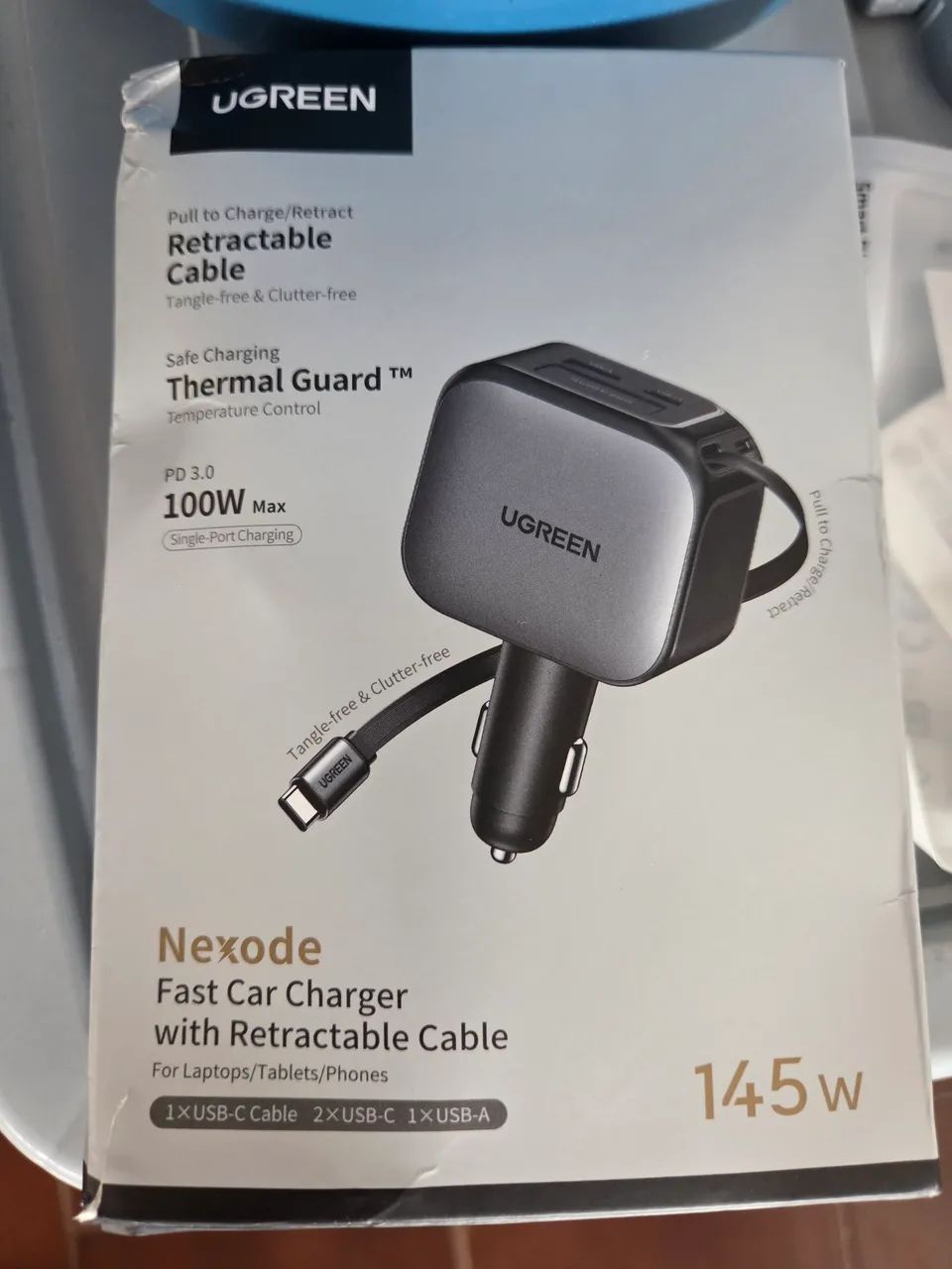 Carregador Veicular Ugreen 145w