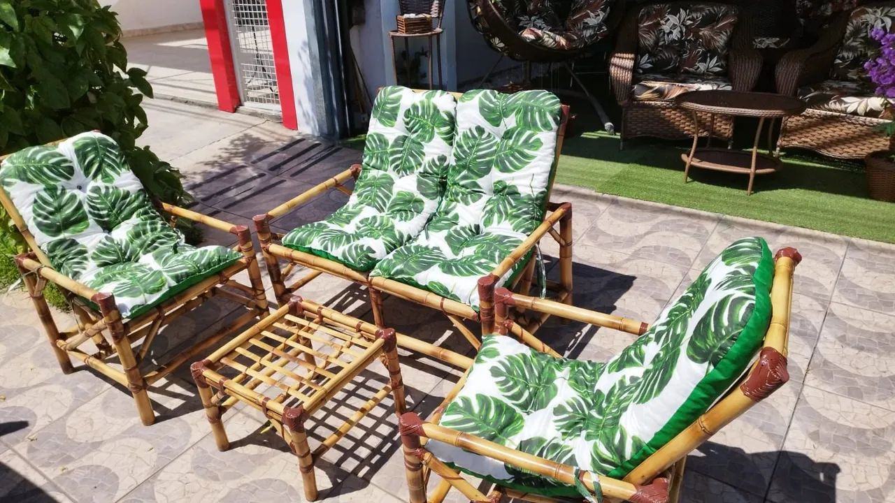 Jogo de Poltronas de Bambu  - Foto 5