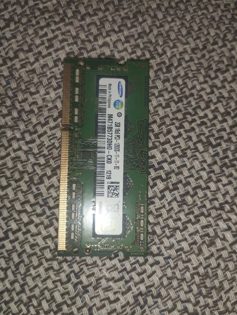 Memória RAM de notebook (tipo SO-DIMM). LEIA A DESCRIÇÃO 