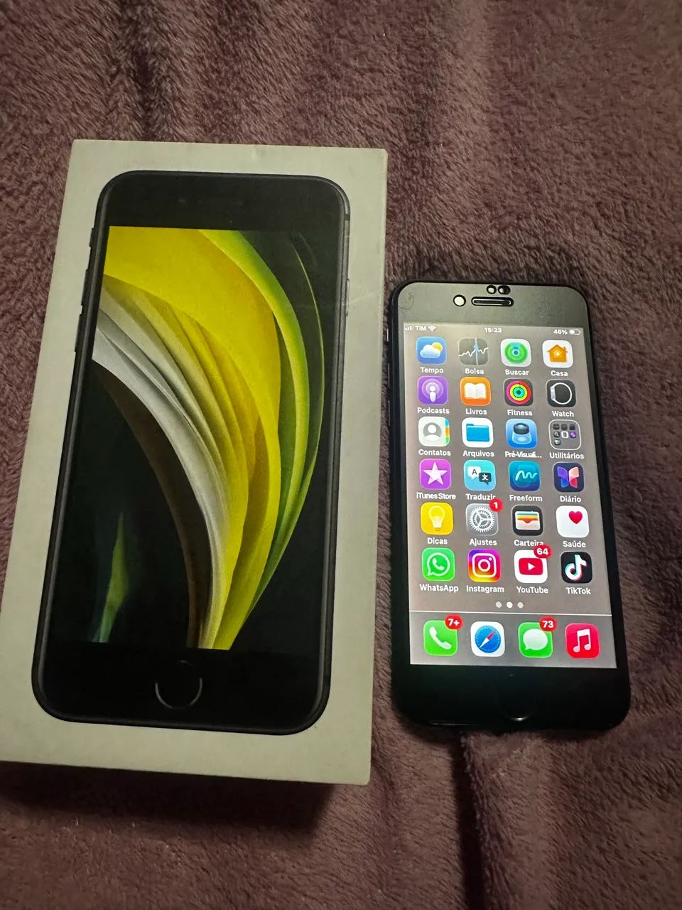 Vendo IPhone SE 256 gb ou troco por iPhone 11 - Foto 5