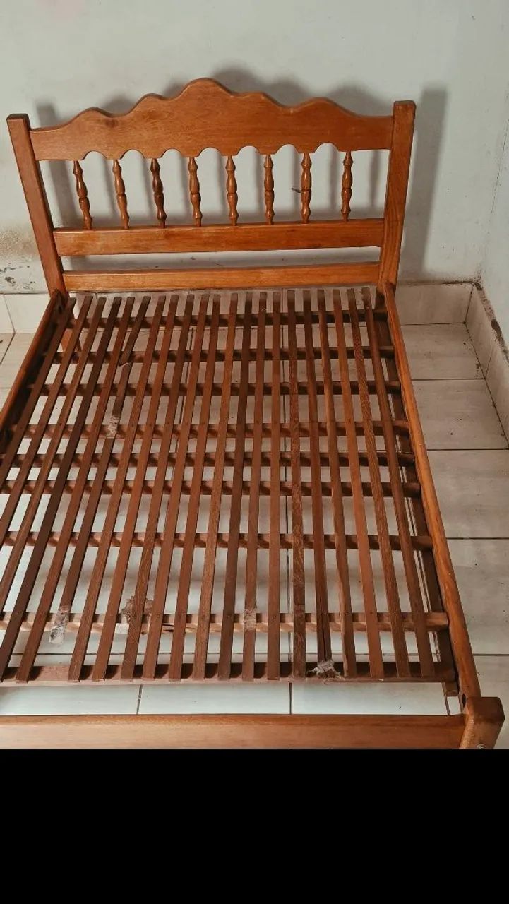 Cama de Madeira Cerejeira maciça  - Foto 2