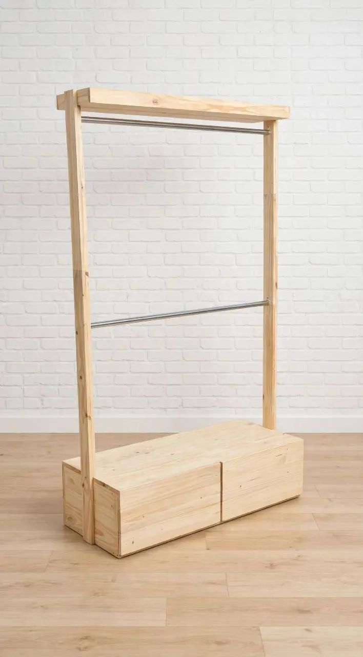 Arara para roupas lojas com gaveta - Foto 2
