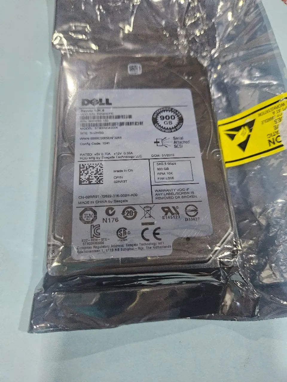 DH DELL 900GB 10K RPM 6Gbps