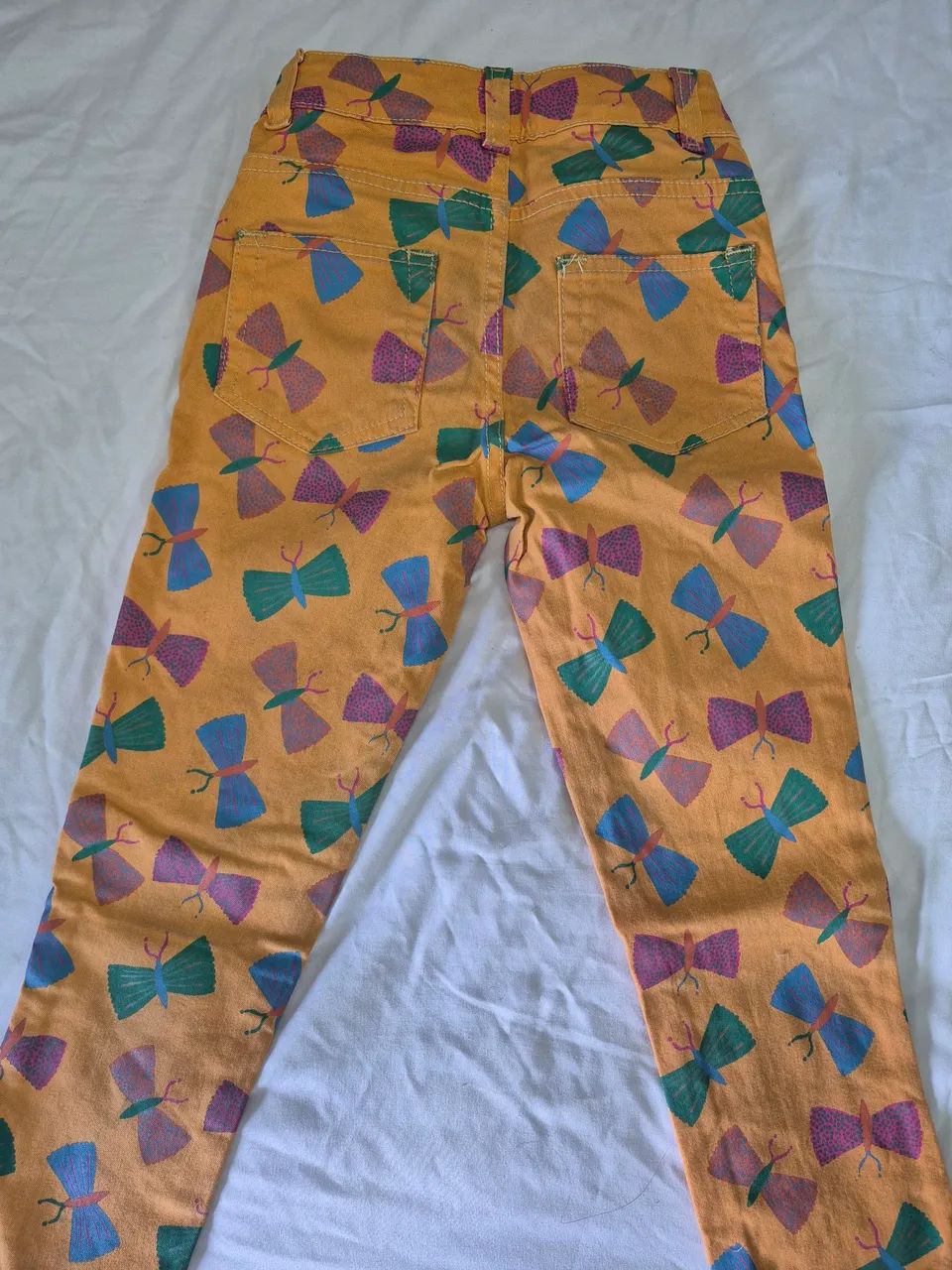 Calça jeans estampada Fábula menina 6 anos - Foto 3