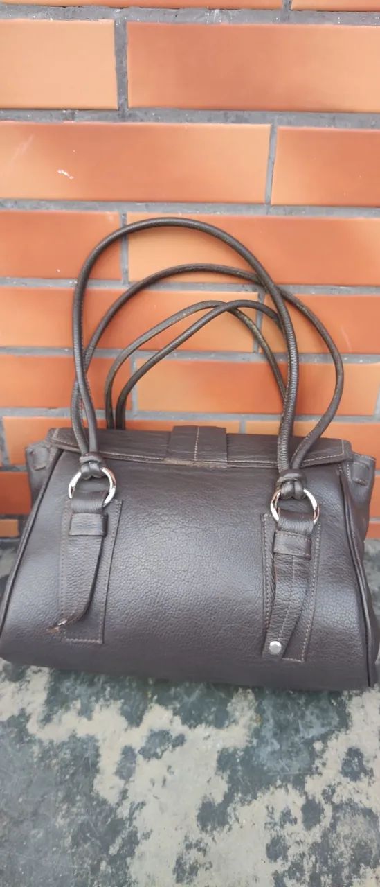 Bolsa de couro legítimo Nativa - Foto 2