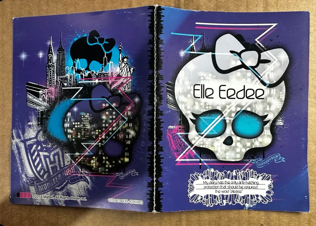 Monster high Diário-Elle eedee - Foto 2