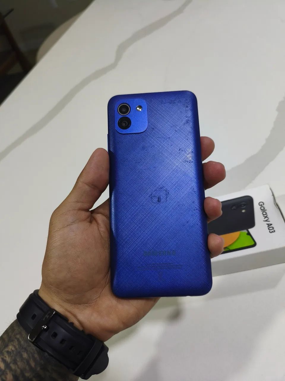 ? Samsung Galaxy A03 - Azul - Foto 3