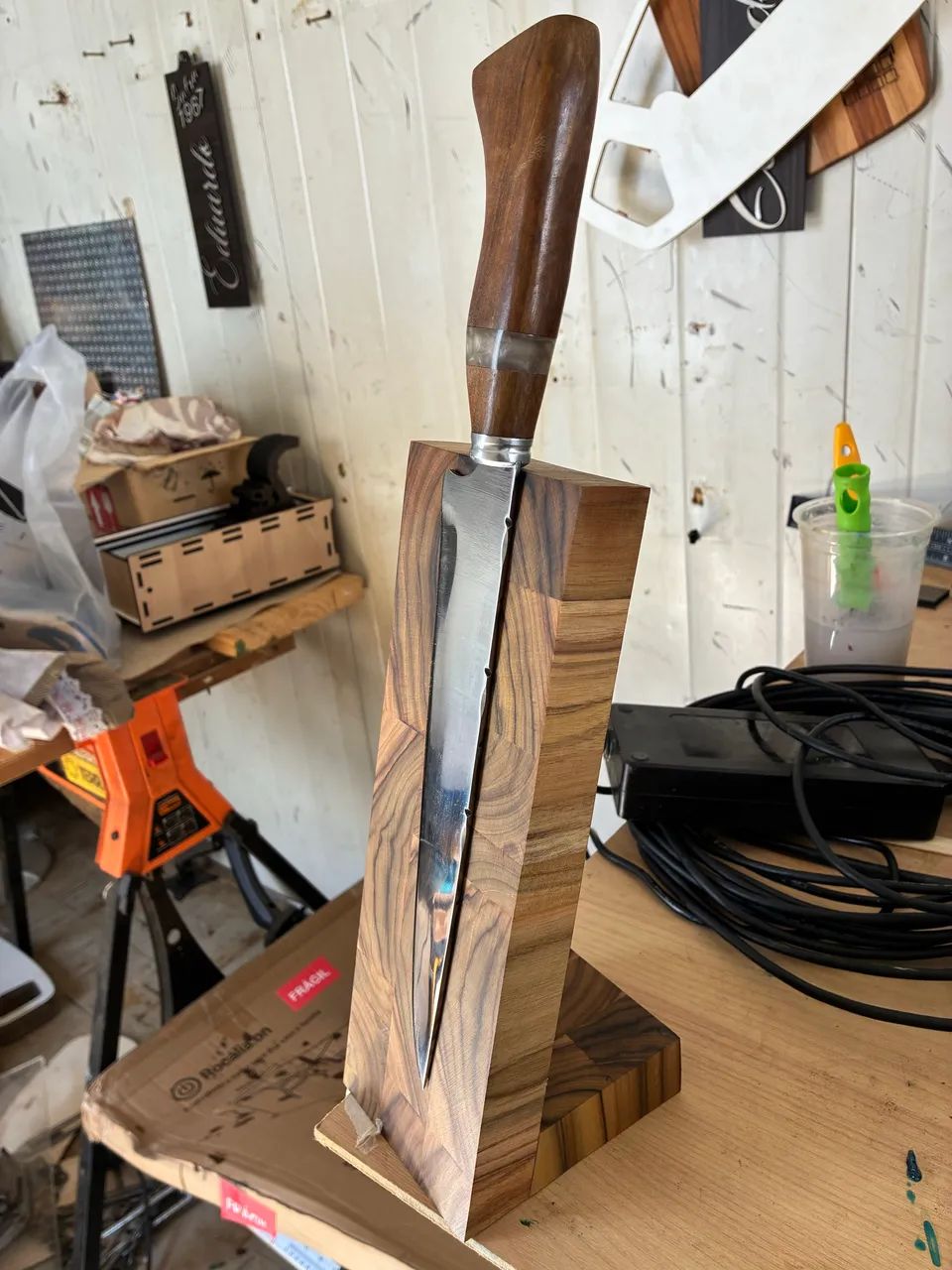 Faça para churrasco com pedestal - Foto 4