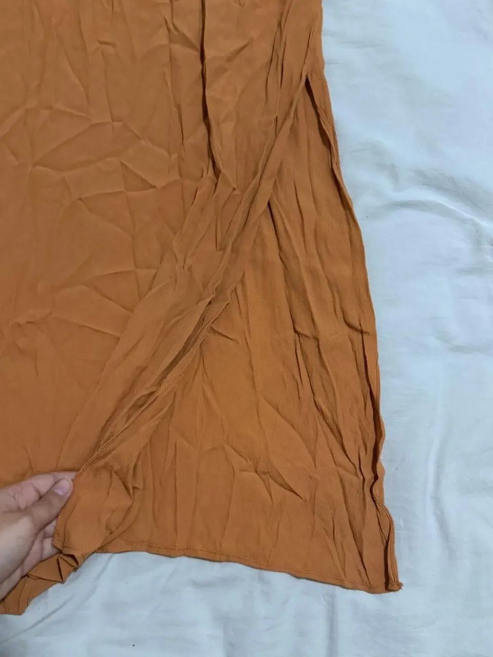 Vestido longo terracota - Foto 2