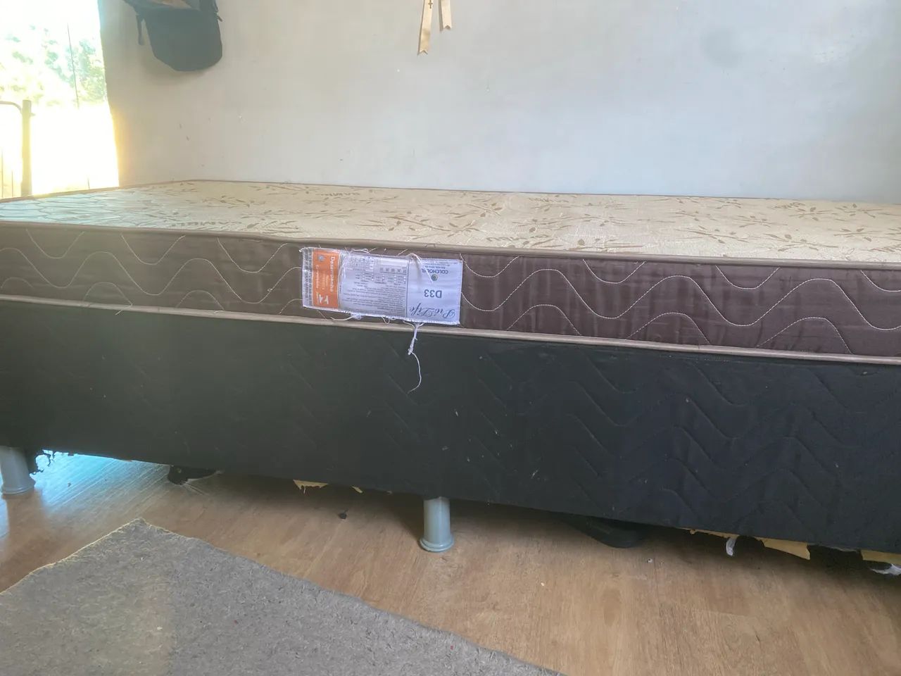 Cama box de solteiro com um colchão  - Foto 3