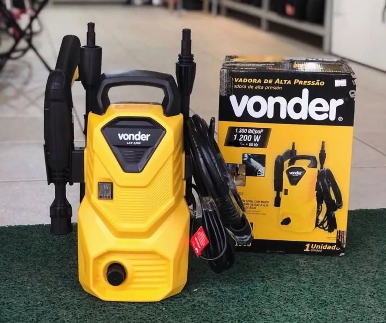 Lavadora de alta pressão Vonder nova completa LAV 1300 - Foto 5
