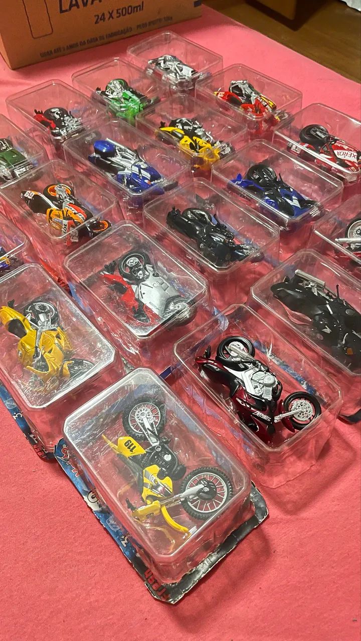 Coleção de mini motos