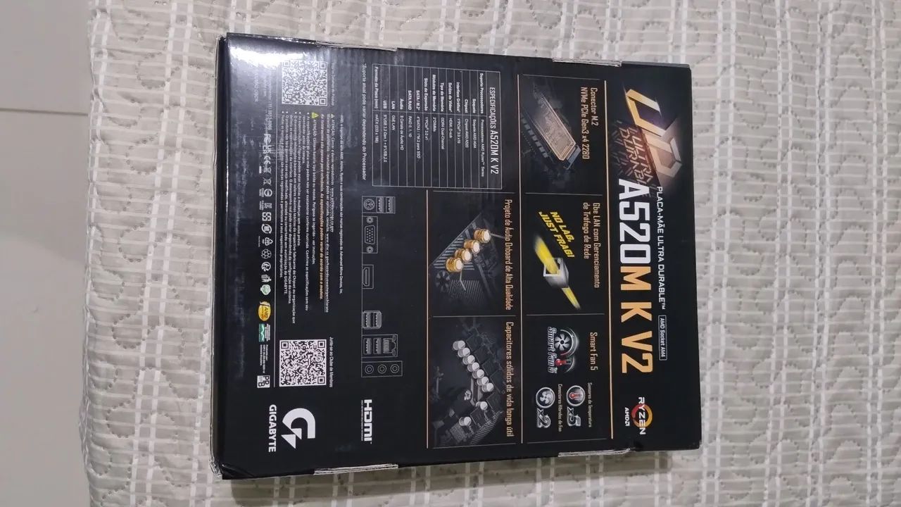 Placa-Mãe Gigabyte A520M K V2 - Foto 2