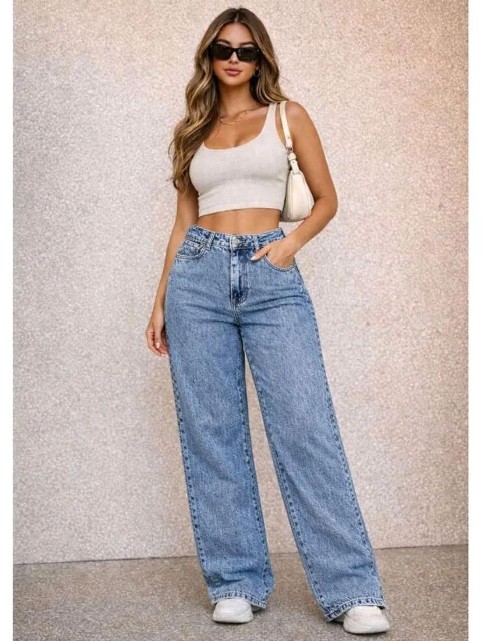 Calça Jeans Lavagem Clara  - Foto 2