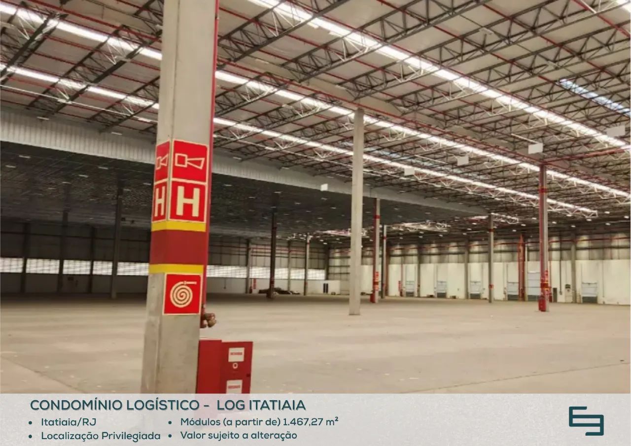 Galpão para alugar em Itatiaia/RJ com 2.934,54 m² e 8 docas