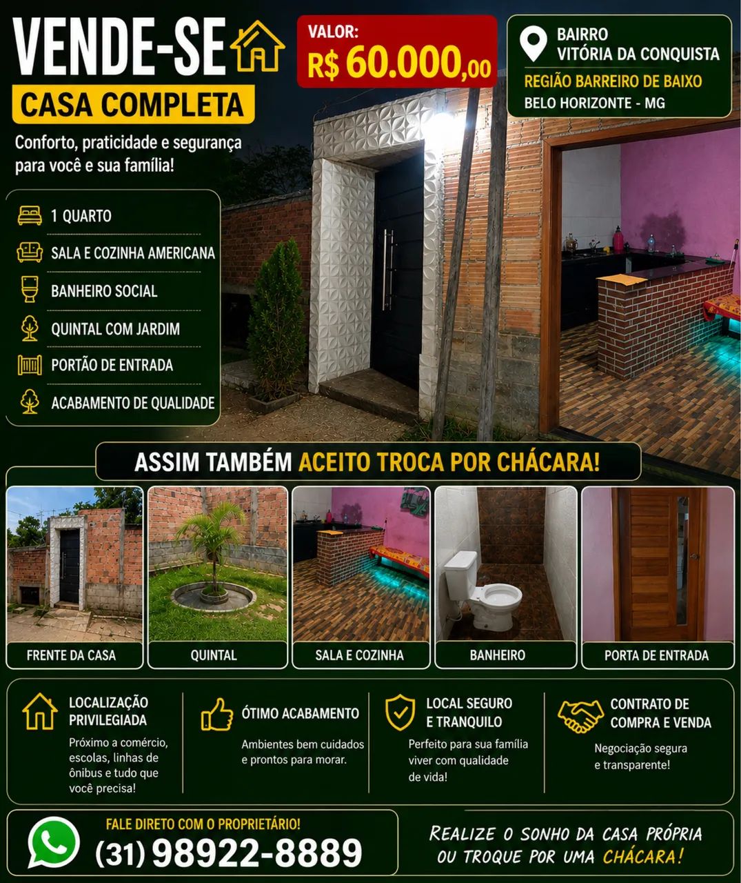 Vende se esta casa 