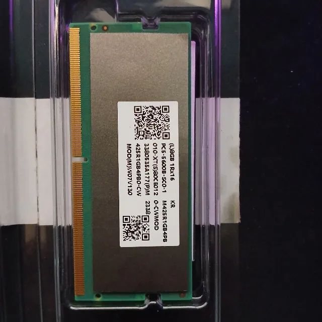 Memória Notebook DDR5 16GB (2x8GB) 5600MHz Samsung - Foto 5
