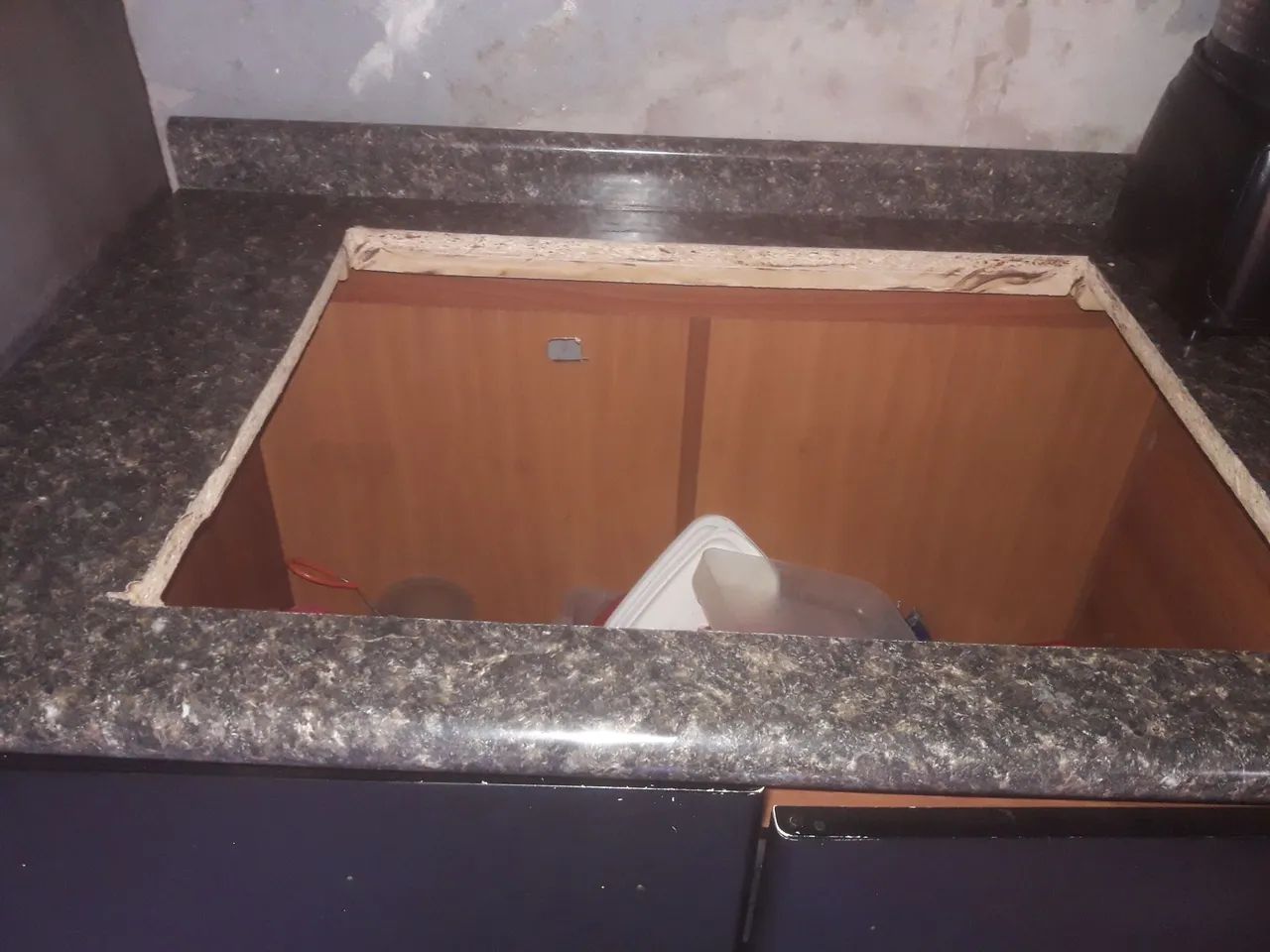 Balcão para cooktoop 