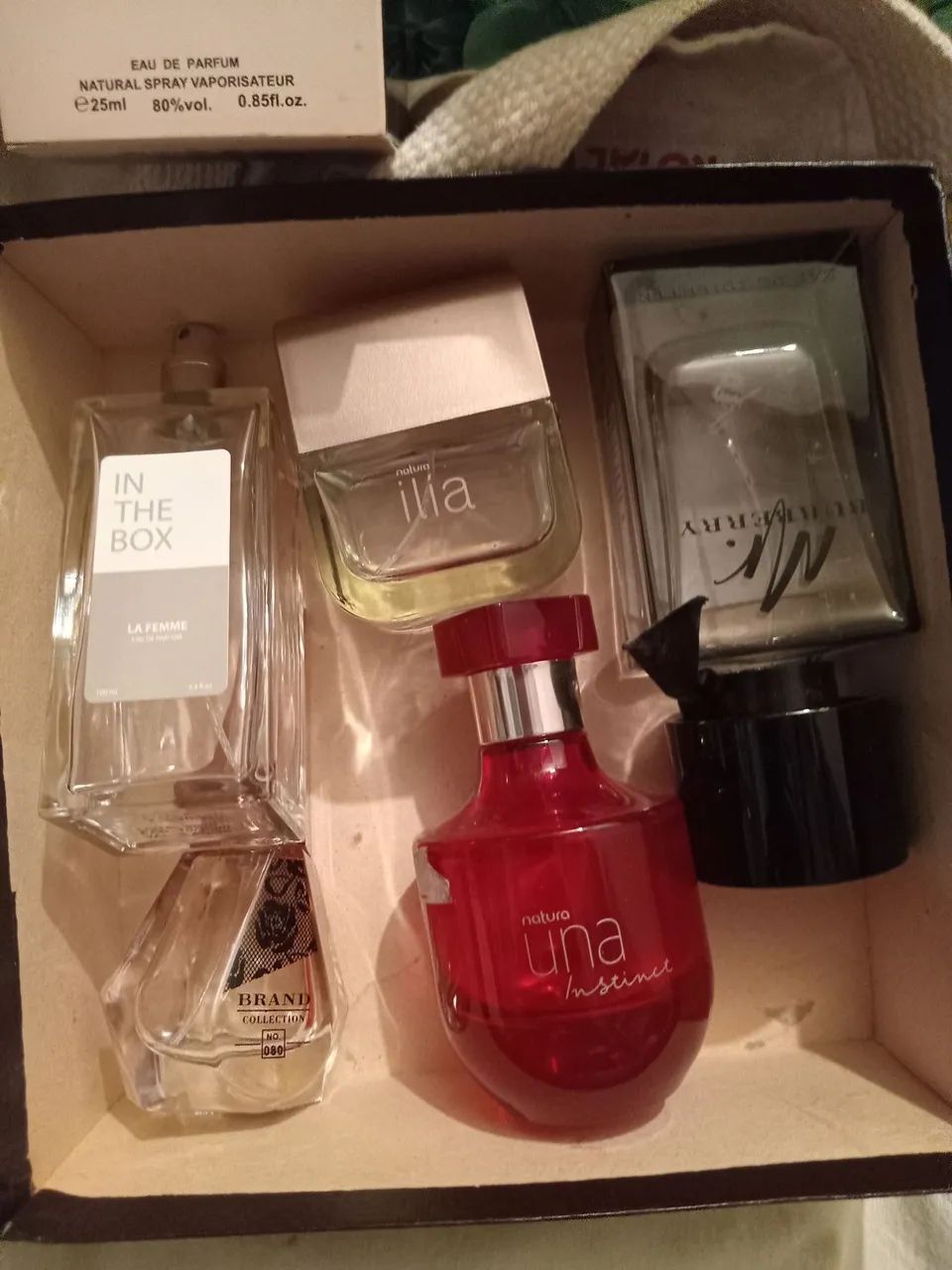 Frascos VAZIOS de perfumes 