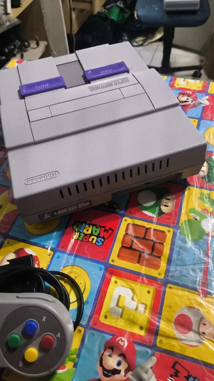 Super Nintendo FAT branquinho !! - Foto 3
