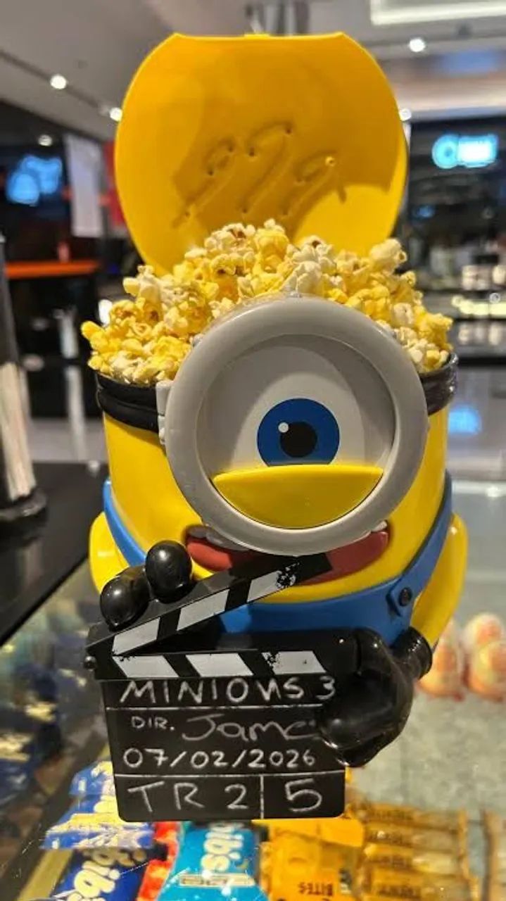 Balde de Pipoca Temático Minions e Monstros - Edição Especial Cinemark - Foto 2