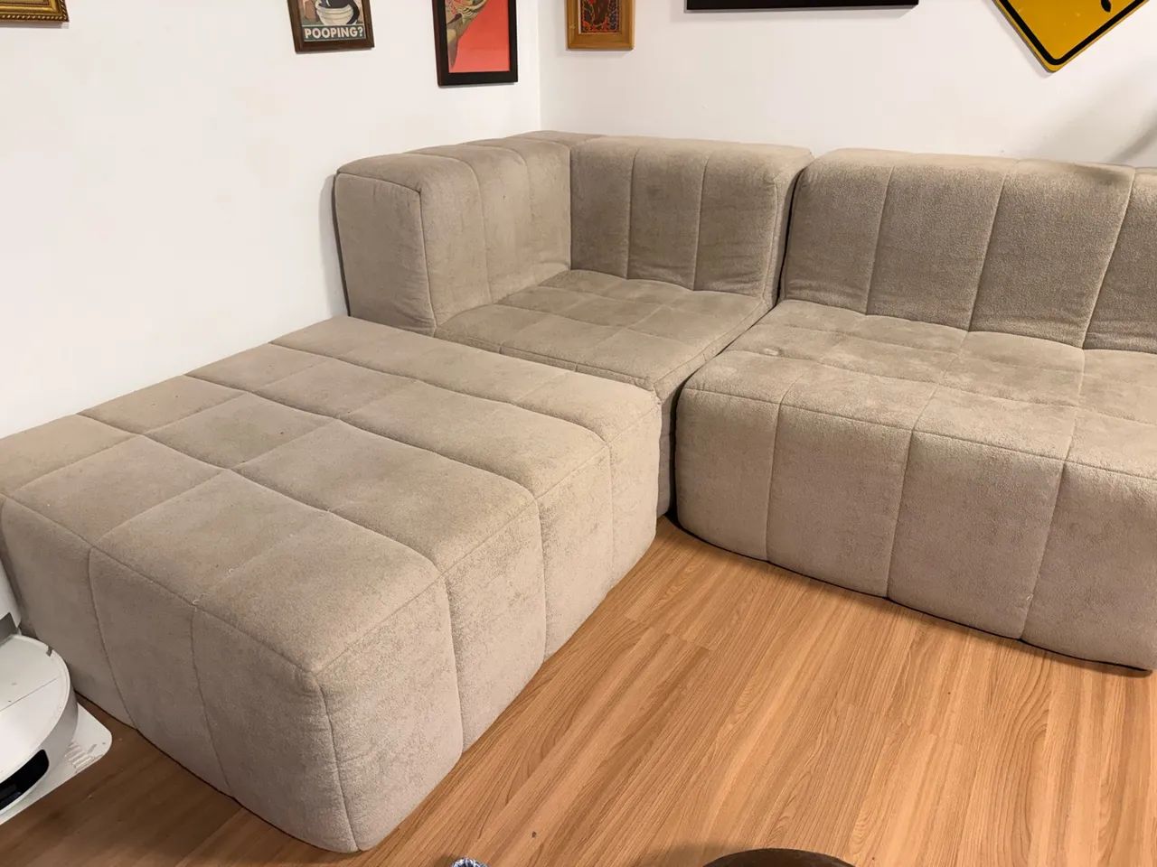 Vendo sofá modular bouclé 3 módulos  - Foto 3