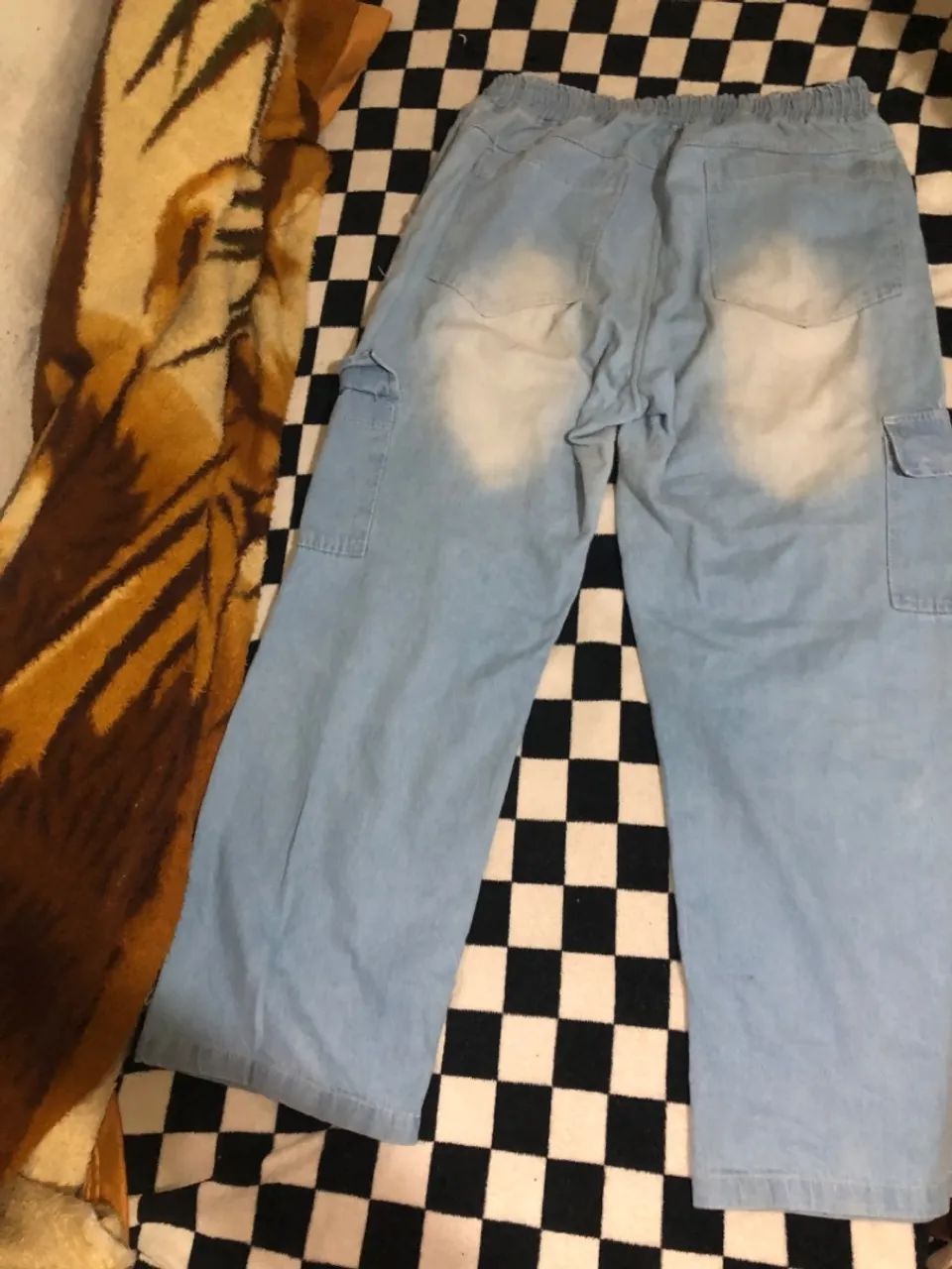 Calça jeans cargo  - Foto 3