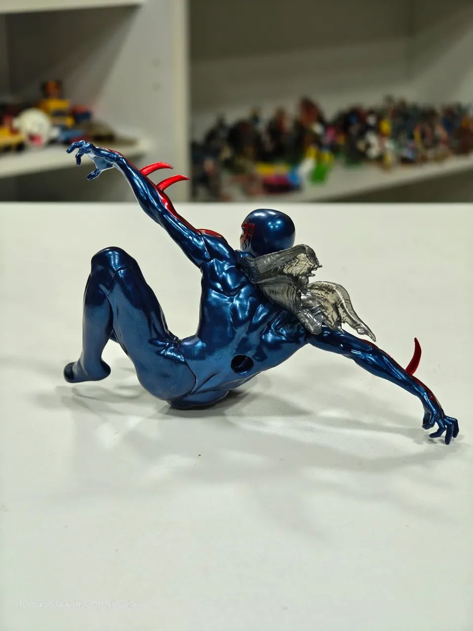 Action Figure Spider-man 2099 Marvel Act/cut Original Sega (Sem Base)  - Foto 4