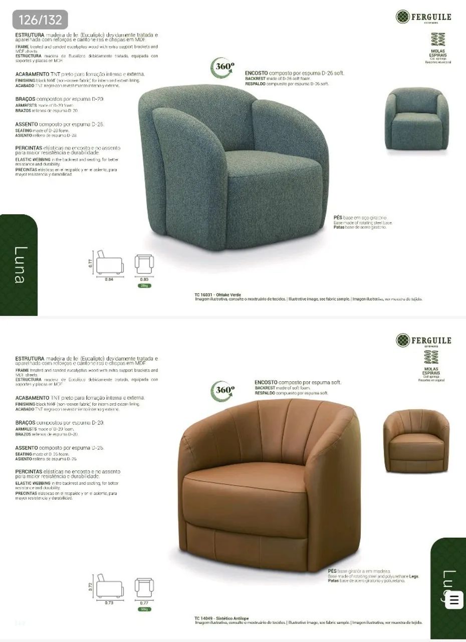 Poltronas giratória  - Foto 3