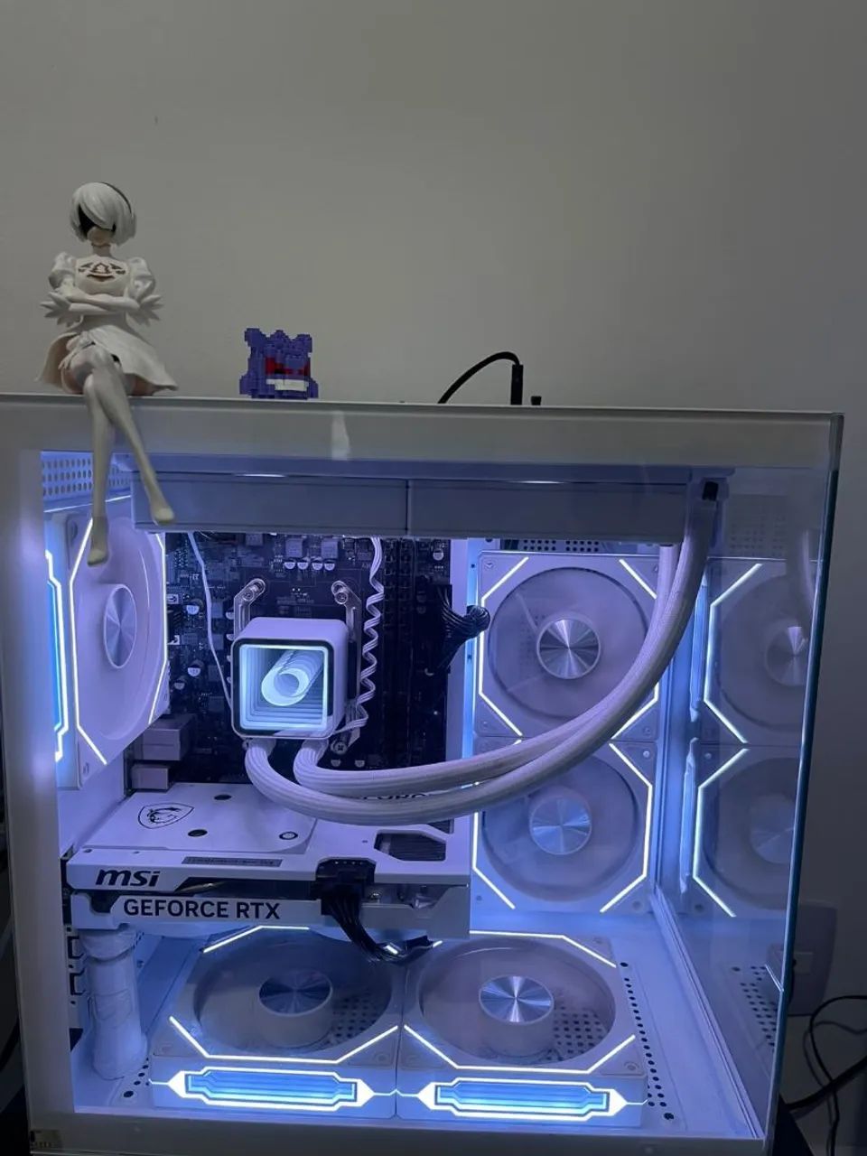 PC GAMER RTX5060 - FULL WHITE - Foto 3