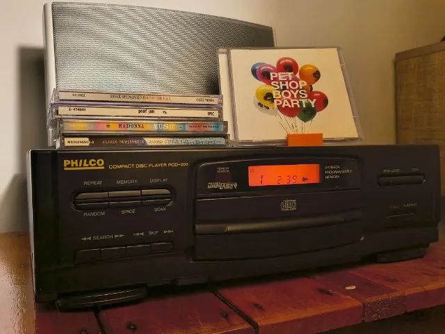 CD Player de mesa Philco PCD-200 - funcionando 100%