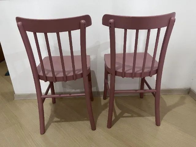 2 cadeiras rosas para mesa de jantar - Foto 2