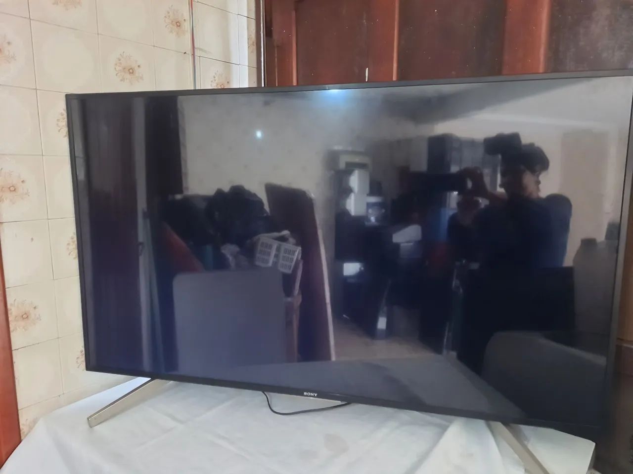Smart Tv Led 55 Polegadas Sony Kd-55x755F Ultra HD 4K Com Defeito de Tela!