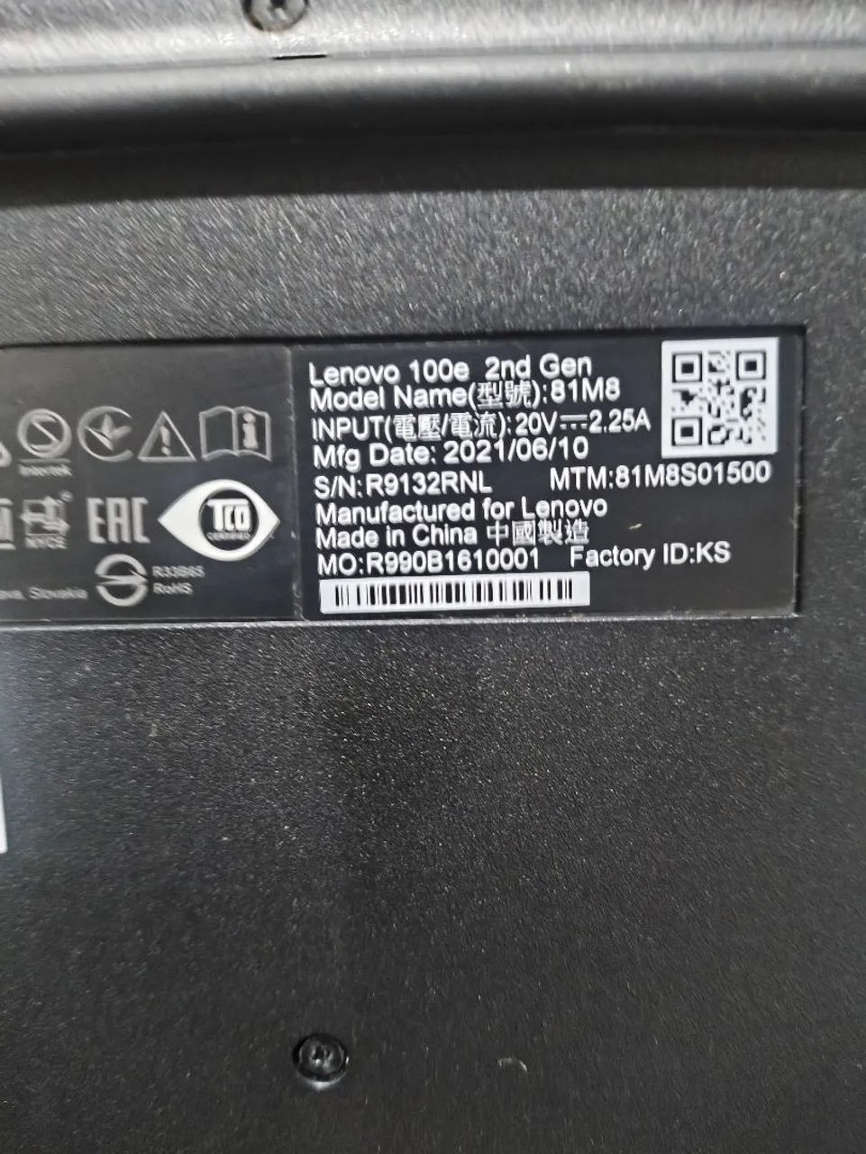 Notebook Lenovo 100e 2nd gen  - Foto 2