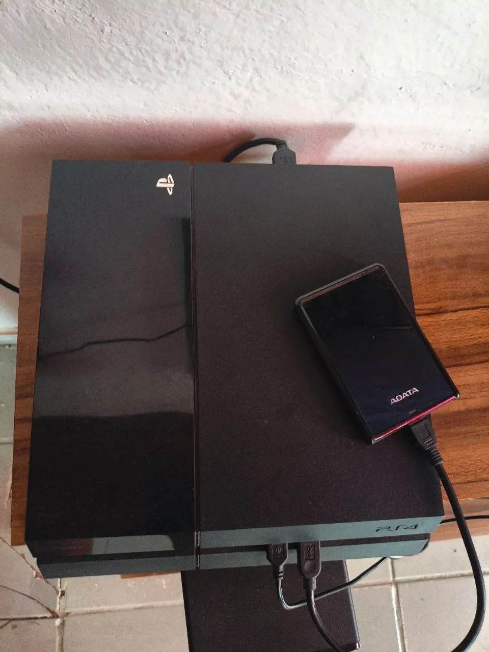 Ps4 slim 500g + Memória externa de 1 tera