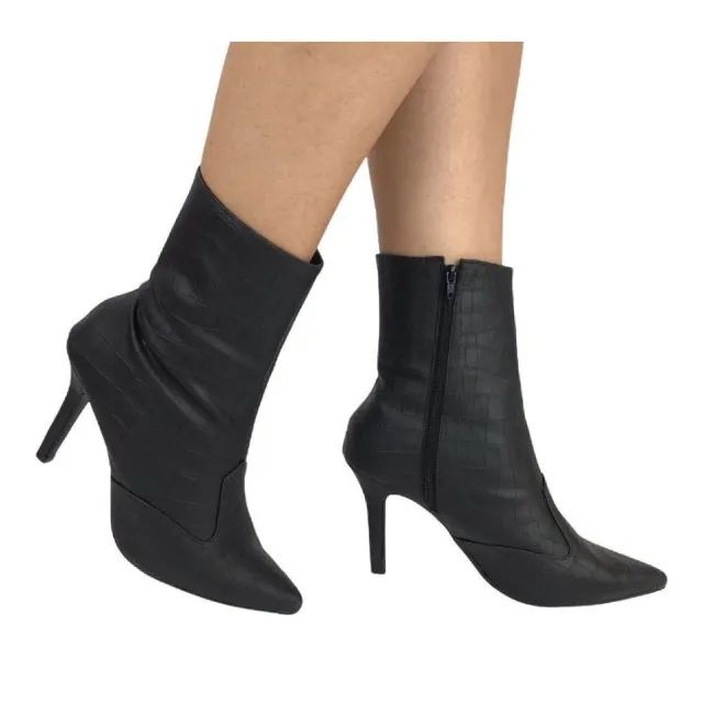 Botas Kodama Cano Médio Com Zíper Feminino 36