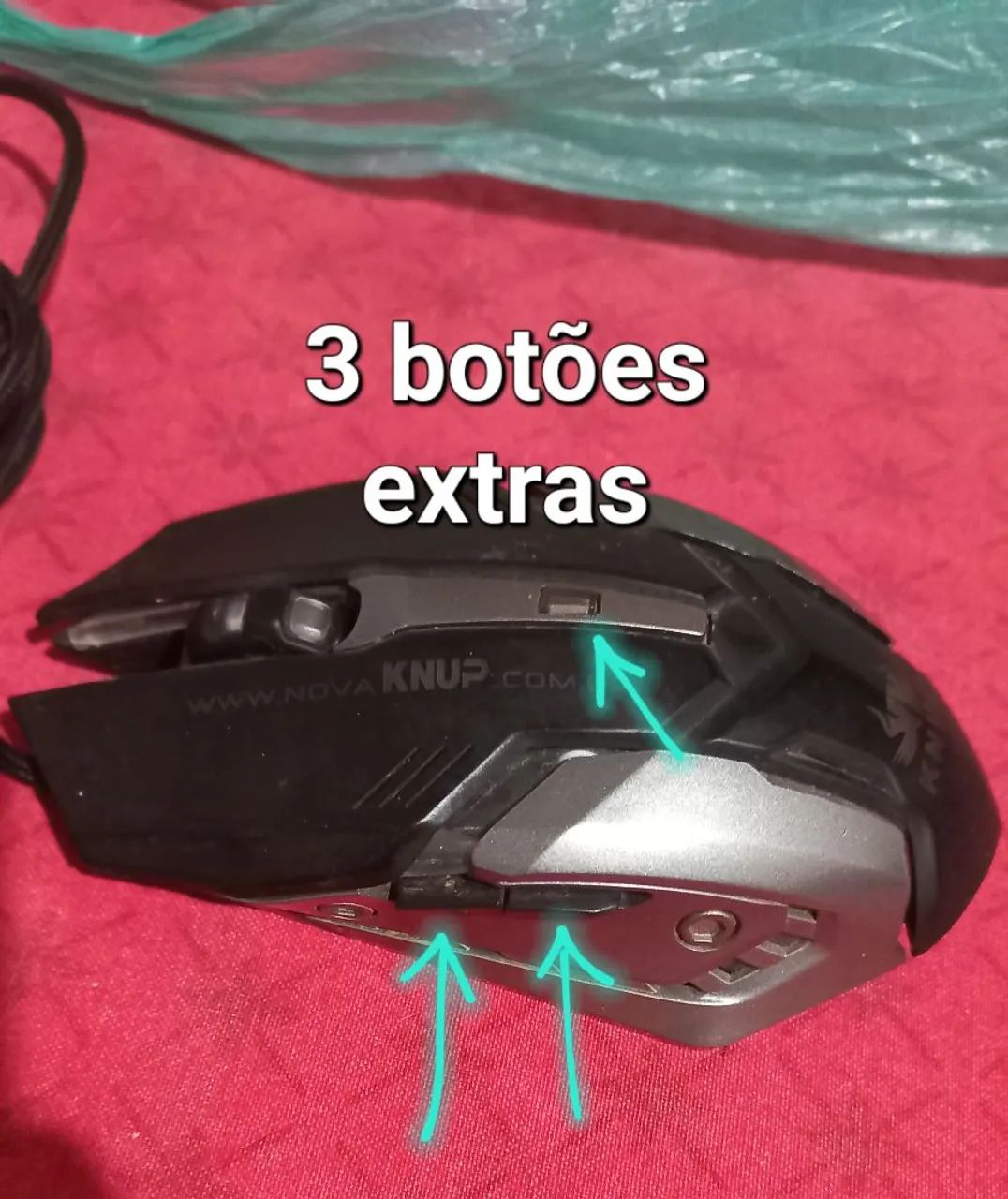 Mouse com LED - Foto 6