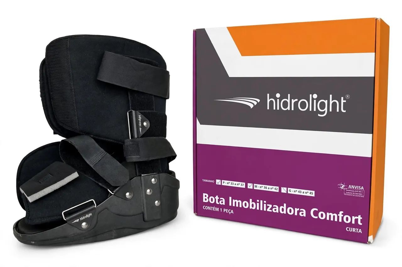 Bota IMOBILIZADORA Hidrolight confort tam 43 a 45 curta