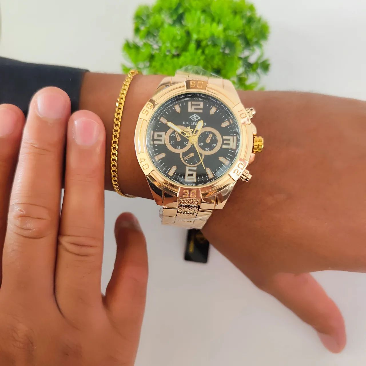 Relógio Masculino Resistente a Água Entrega Rápida Produto Novo - Foto 4