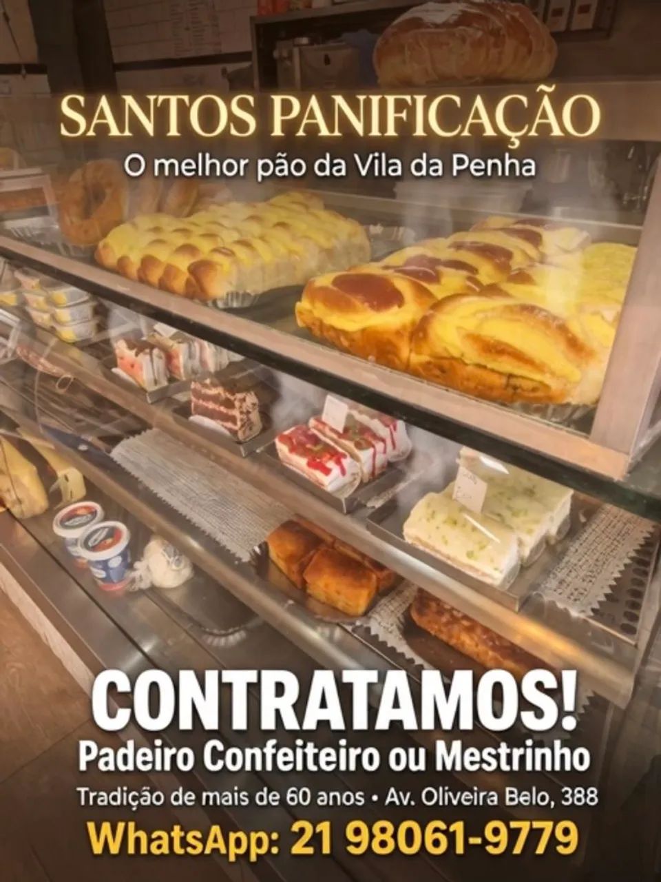 Padeiro confeiteiro,  mestrinho