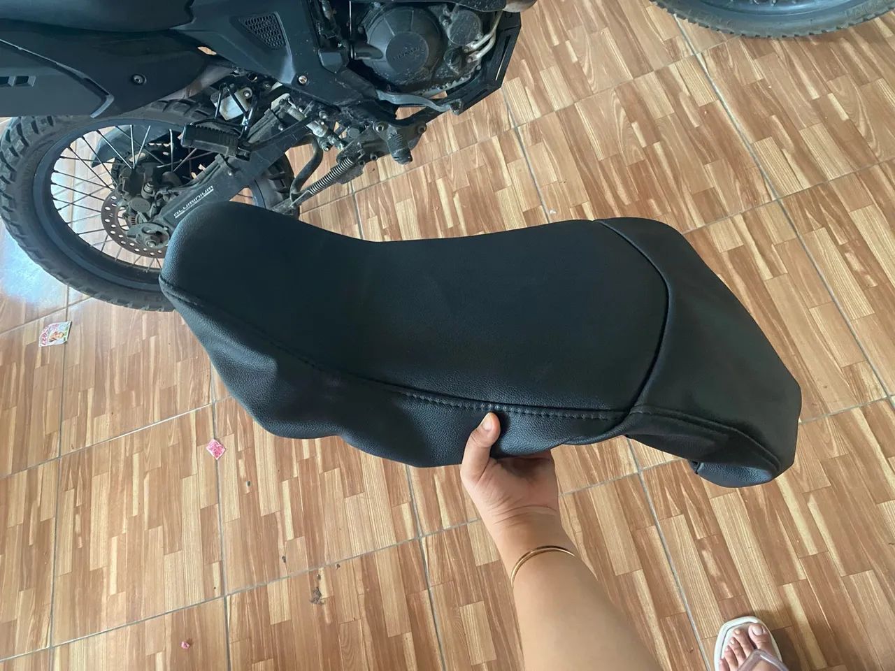 Capa de Banco Original Honda Sahara 300 2024/2025  - Foto 3