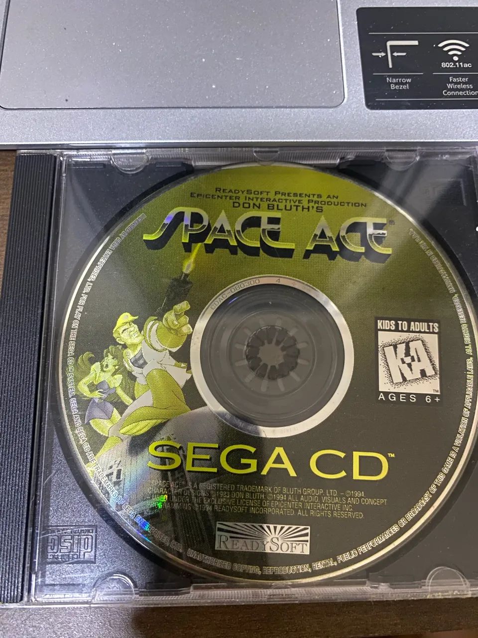 Space Ace - Sega CD (Original) | Somente o Disco - Jogos de Vídeo