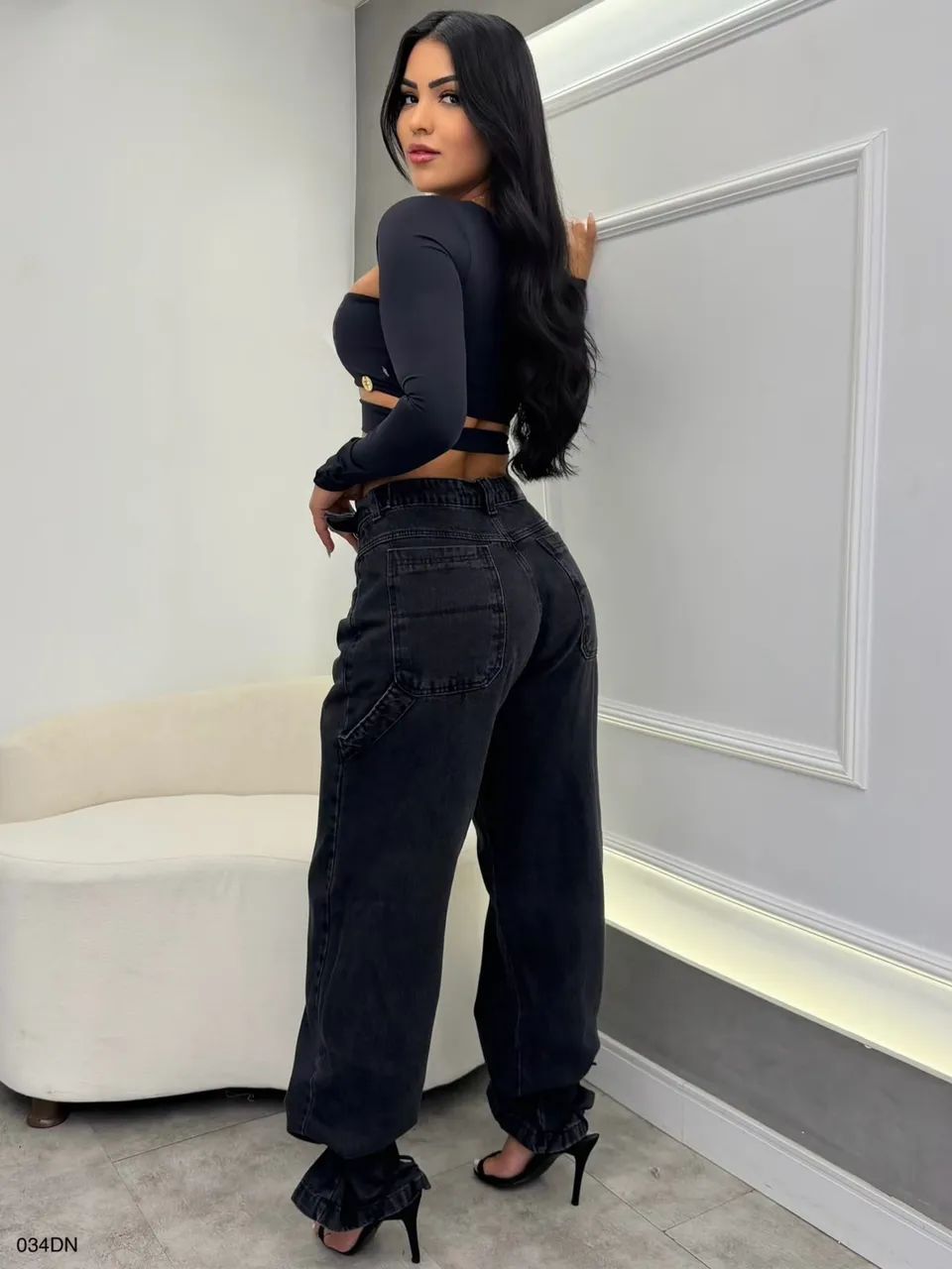 Calça wide leg pimenta original  - Foto 2
