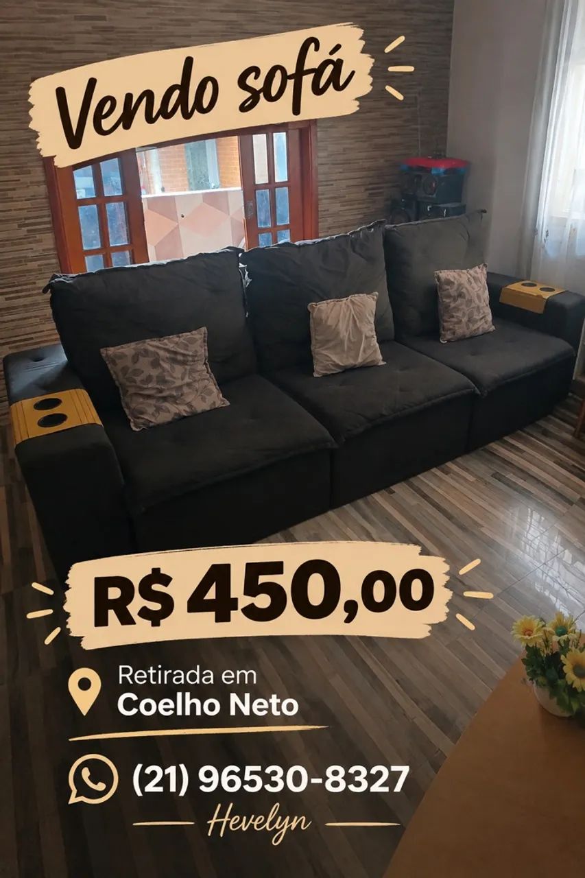 SOFÁ 3 lugares 
